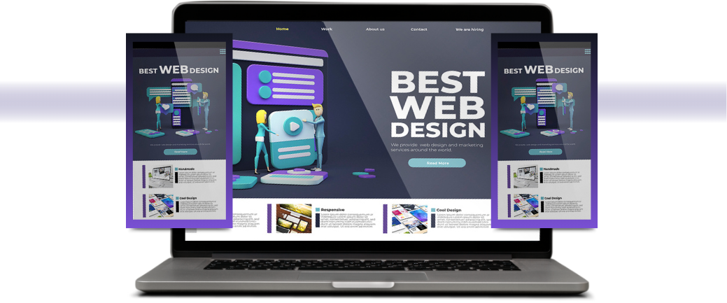 Blue And White Modern Responsive Website Development Services Instagram Post (1)